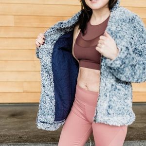 Sherpa Sweater jacket fully lined